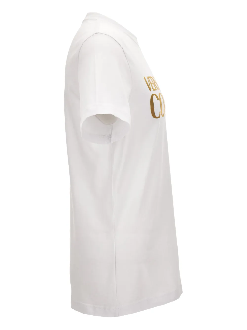 Versace Jeans Couture T-shirt met logoprint Wit