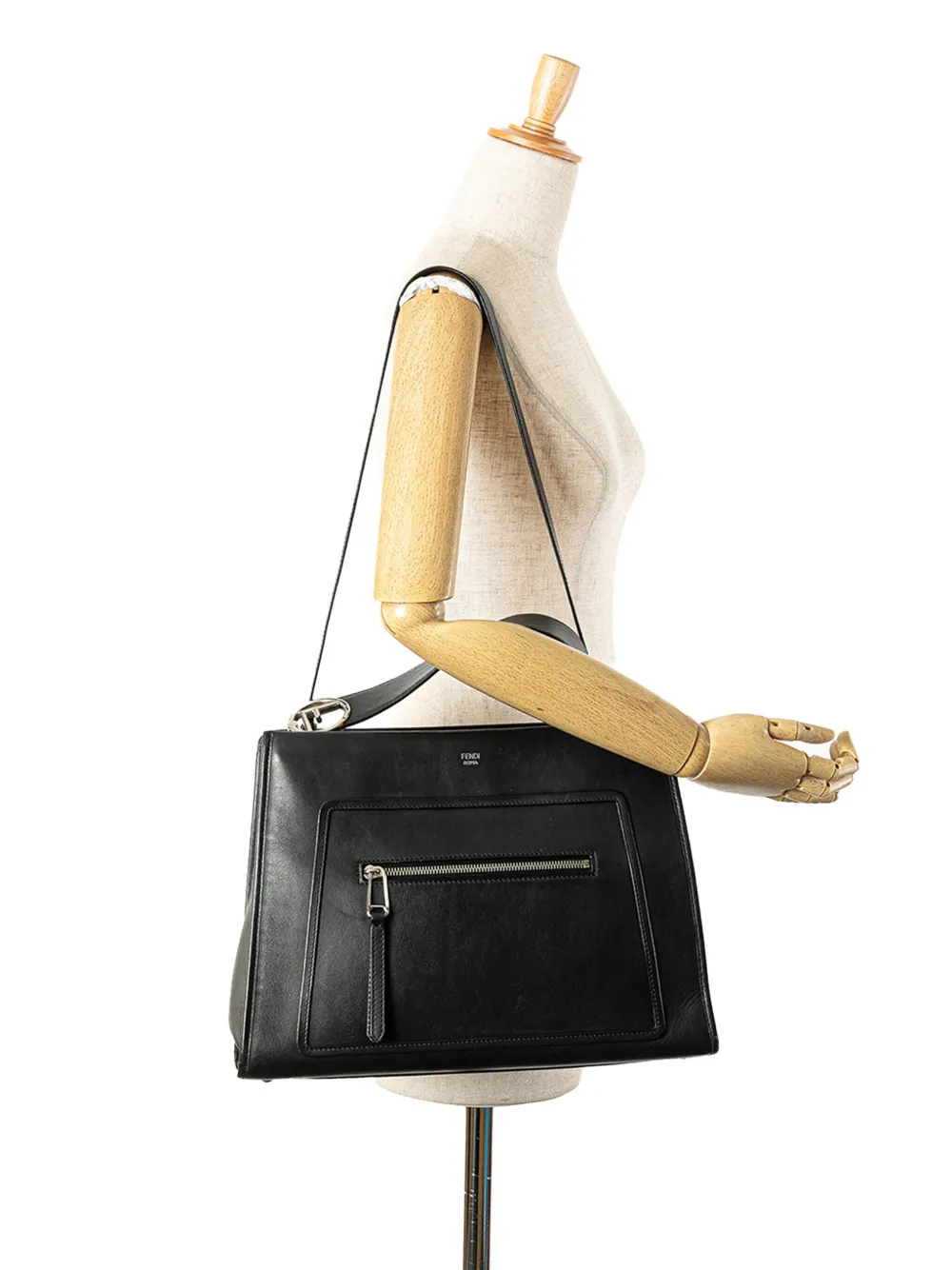 Fendi Pre-Owned 2010-2025 Medium Leather Runaway satchel | Pre-Owned | Image 2