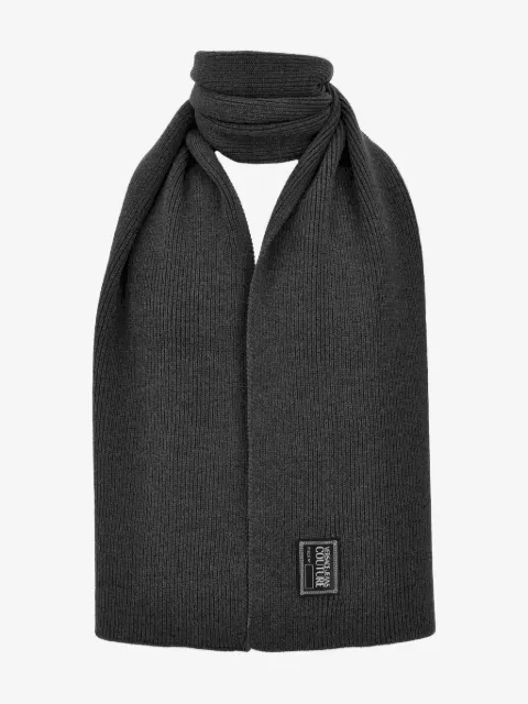 Versace Jeans Couture ribbed scarf