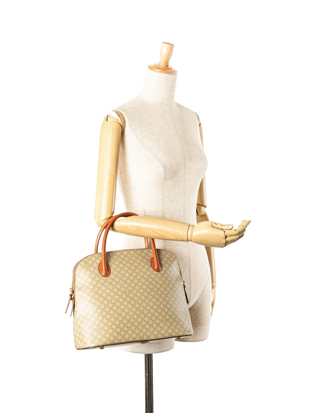 Céline Pre-Owned 1995 Macadam Coated Canvas Dome satchel | Pre-Owned | Image 2