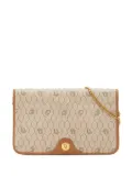 Christian Dior Pre-Owned 20th Century Honeycomb Coated Canvas Chain crossbody bag - Brown