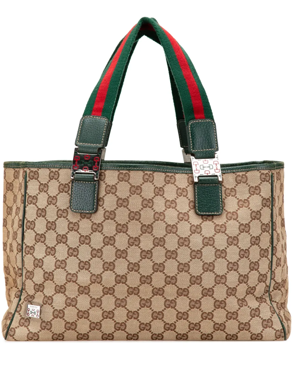 Gucci Pre-Owned 2000-2015 GG Canvas Web Pop tote bag | Brown | Image 1
