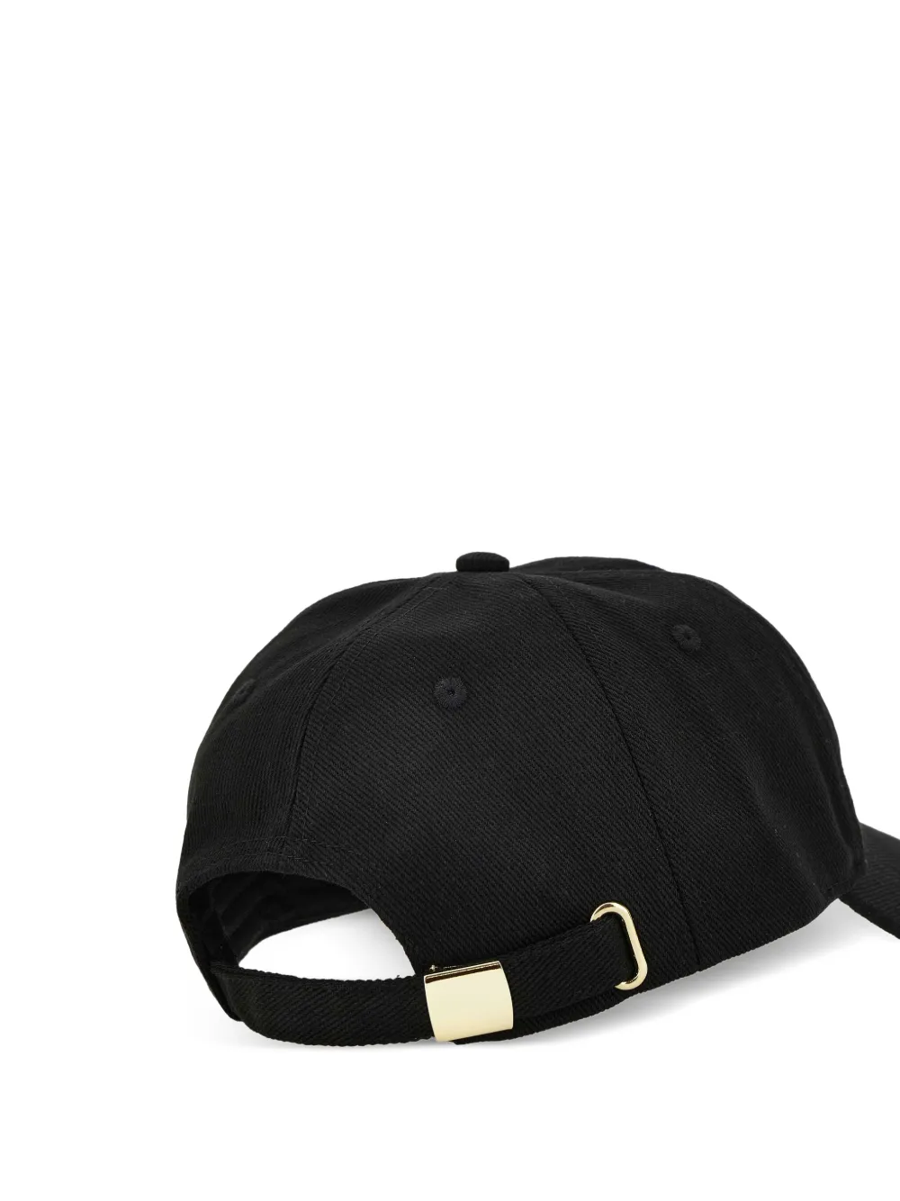 Versace Jeans Couture Honkbalpet met logoplakkaat - Zwart