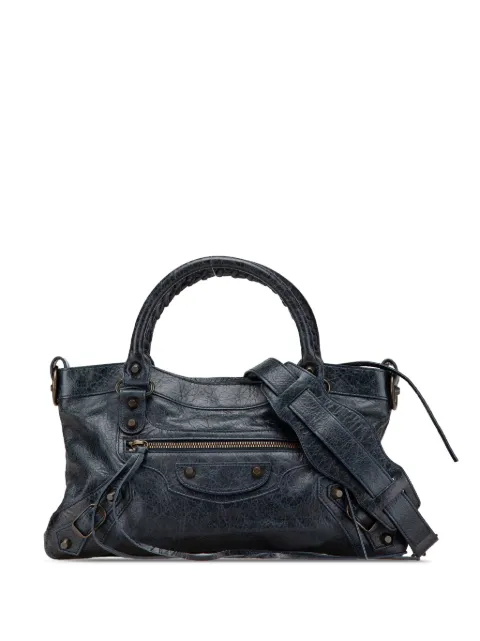Balenciaga Pre-Owned 2010-2025 Lambskin Motocross Classic First satchel