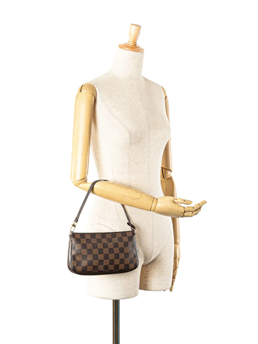 Louis Vuitton Pre-Owned 2002 Damier Ebene Navona shoulder bag | Pre-Owned | Image 2