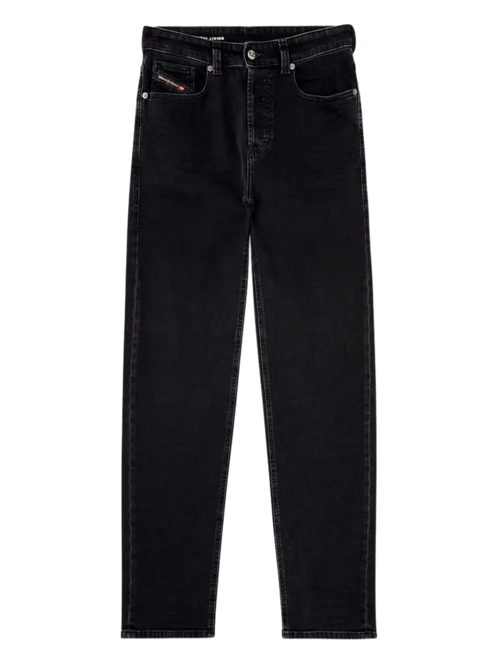 Diesel high-waisted straight-leg jeans | Black | Image 1