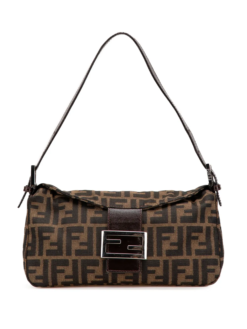 Fendi Pre-Owned 20th Century Zucca Canvas Double Flap shoulder bag | Brown | Image 1