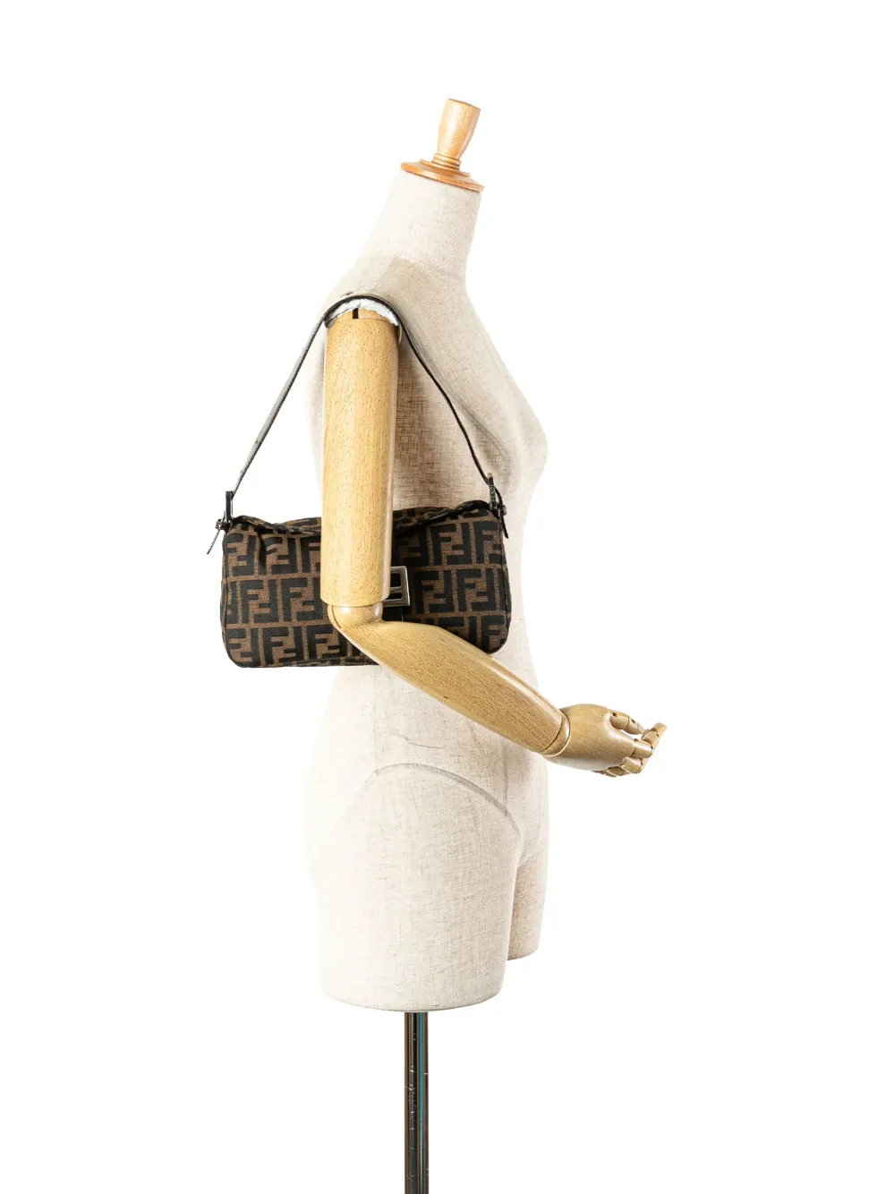 Fendi Pre-Owned 20th Century Zucca Canvas Double Flap shoulder bag | Pre-Owned | Image 2