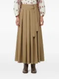 Weekend Max Mara Agiate pleated skirt - Neutrals
