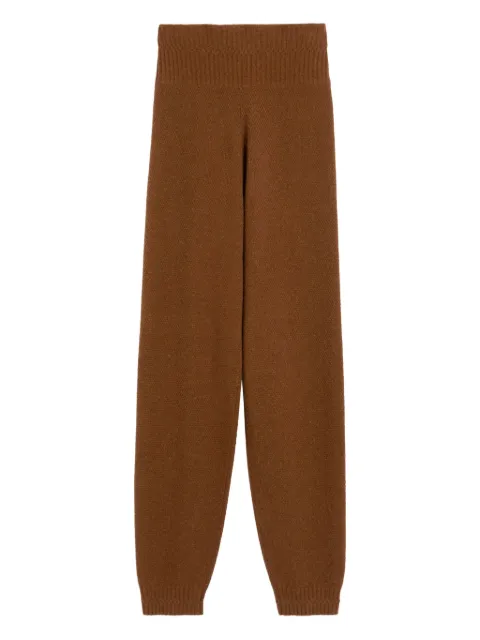 Max Mara pantalones tejidos de tiro alto