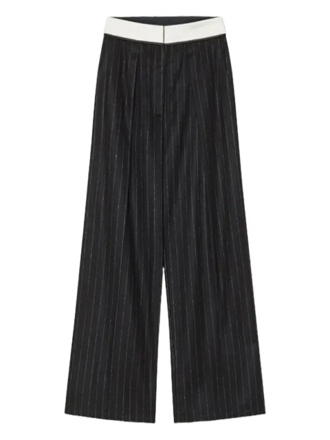 Forte Forte pantalones con estampado de rayas diplomáticas