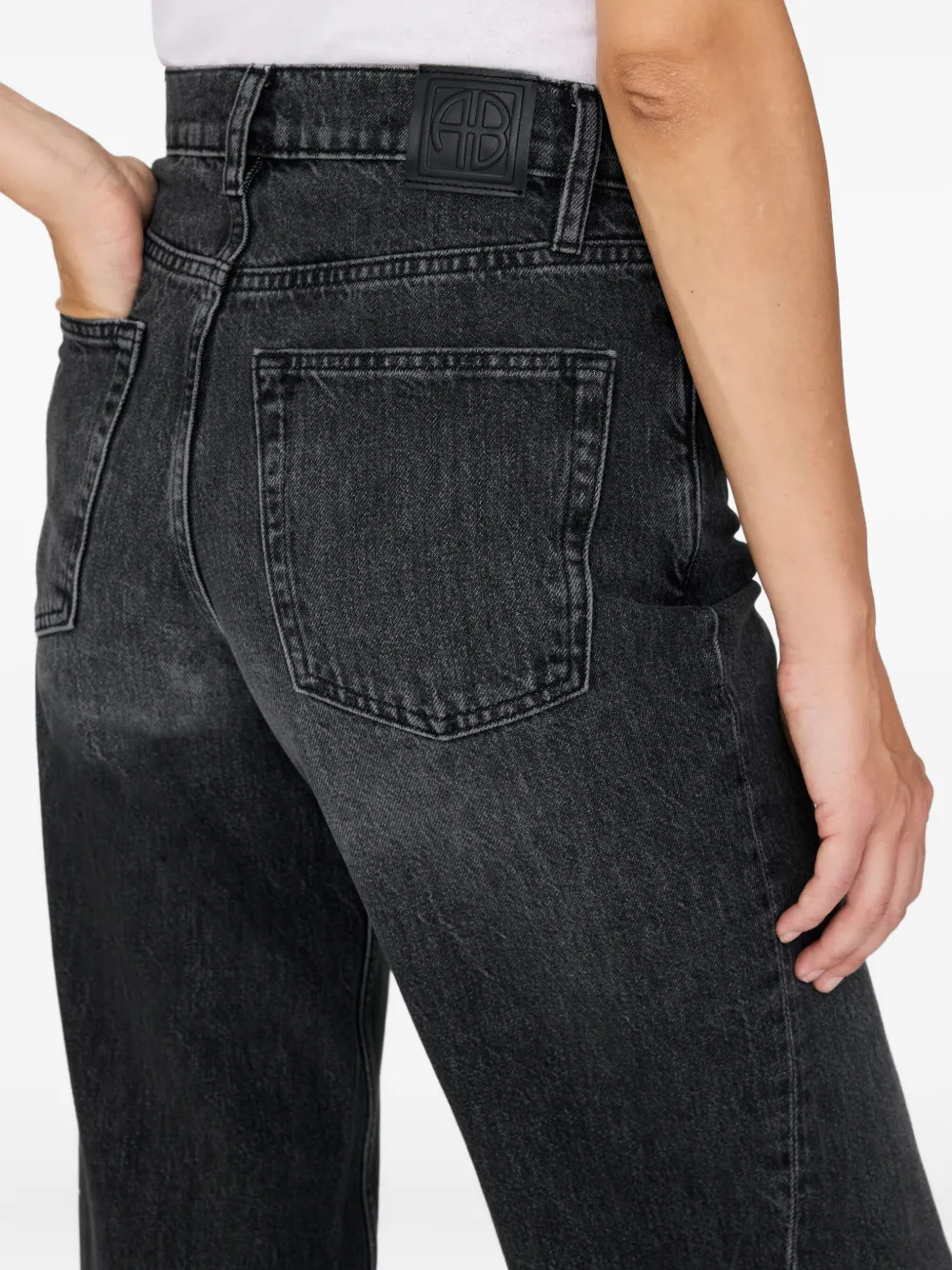 Anine Bing Jeans In Gray