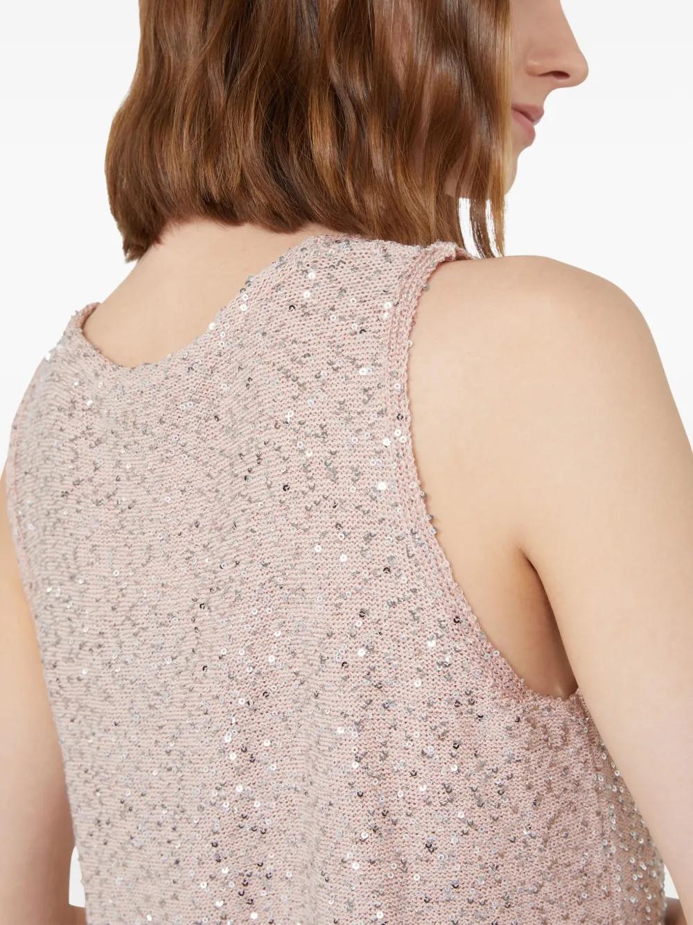 Weekend Max Mara Top verfraaid met pailletten Roze