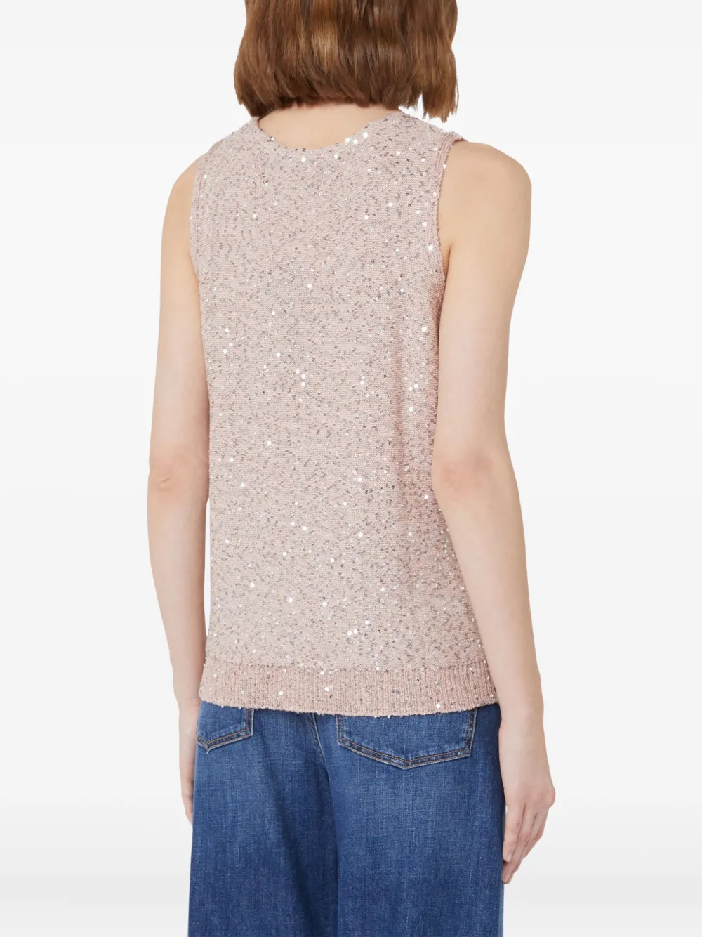 Weekend Max Mara Top verfraaid met pailletten Roze