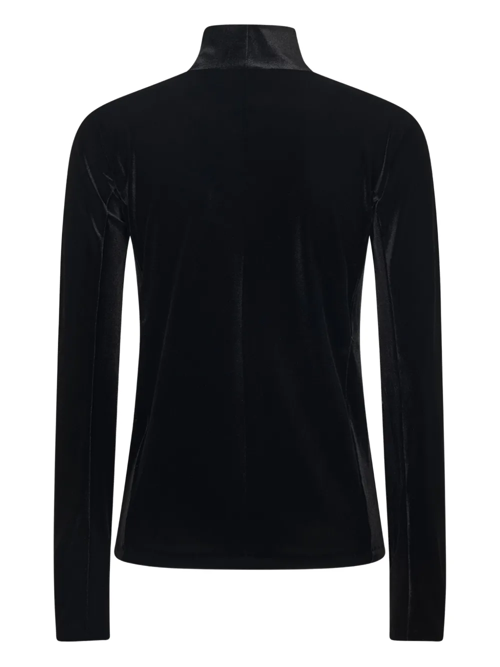 Forte T-shirt met hoge hals Zwart