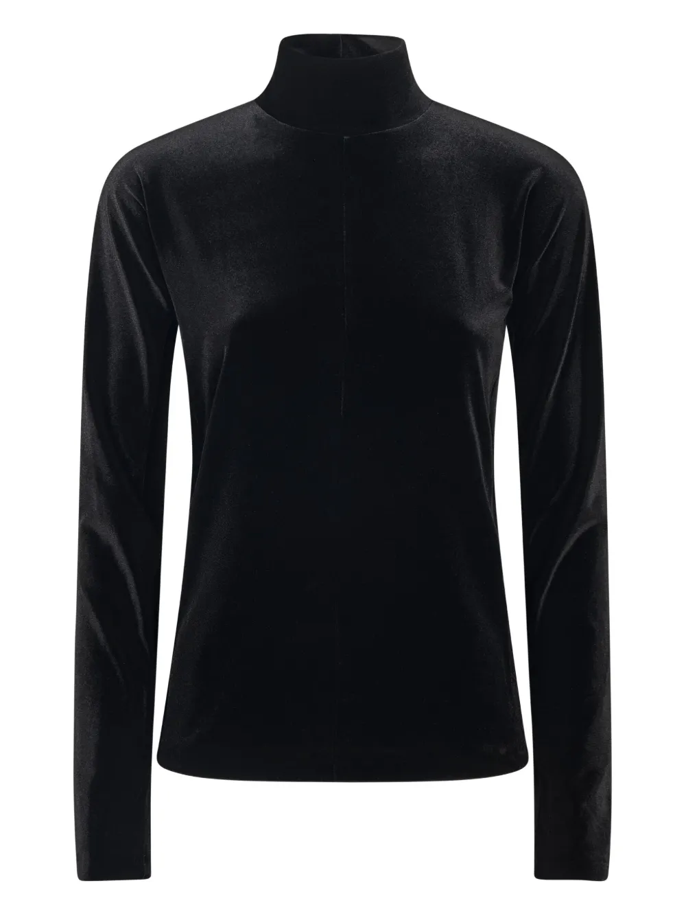 Forte Forte high-neck T-shirt - Nero