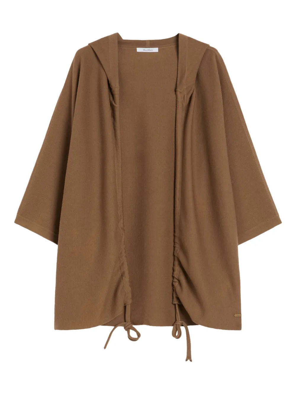Max Mara hooded virgin-wool cardigan | Brown | Image 1