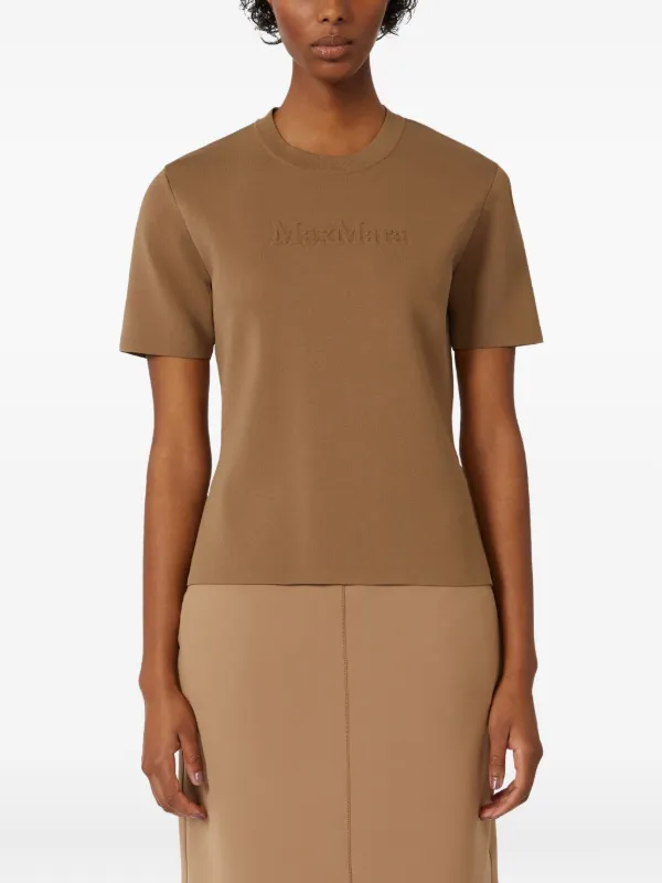 送料関税込 ◆MAX MARA◆ T-SHIRT ADELIO Max Mara Adelio T-shirt | Brown | FARFETCH