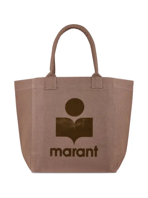 ISABEL MARANT Yenky logo-embroidered tote bag