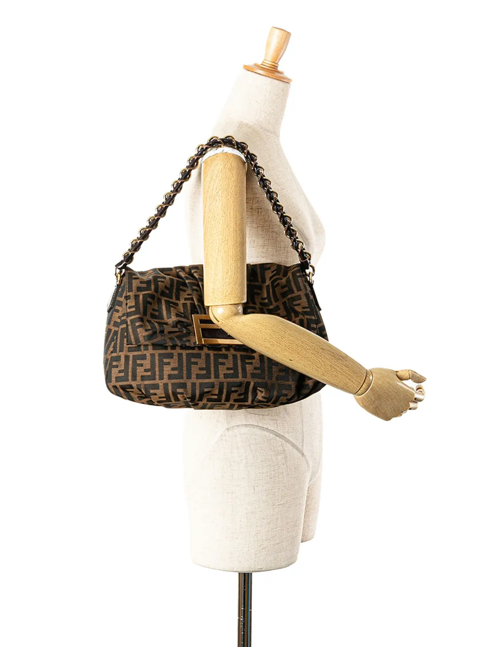 Fendi Pre-Owned 2010-2025 Zucca Canvas Mia Flap shoulder bag | Pre-Owned | Image 2