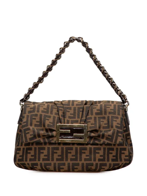 Fendi Pre-Owned 2010-2025 Zucca Canvas Mia Flap shoulder bag