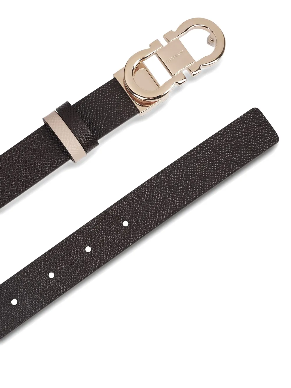 Ferragamo buckle leather belt Bruin