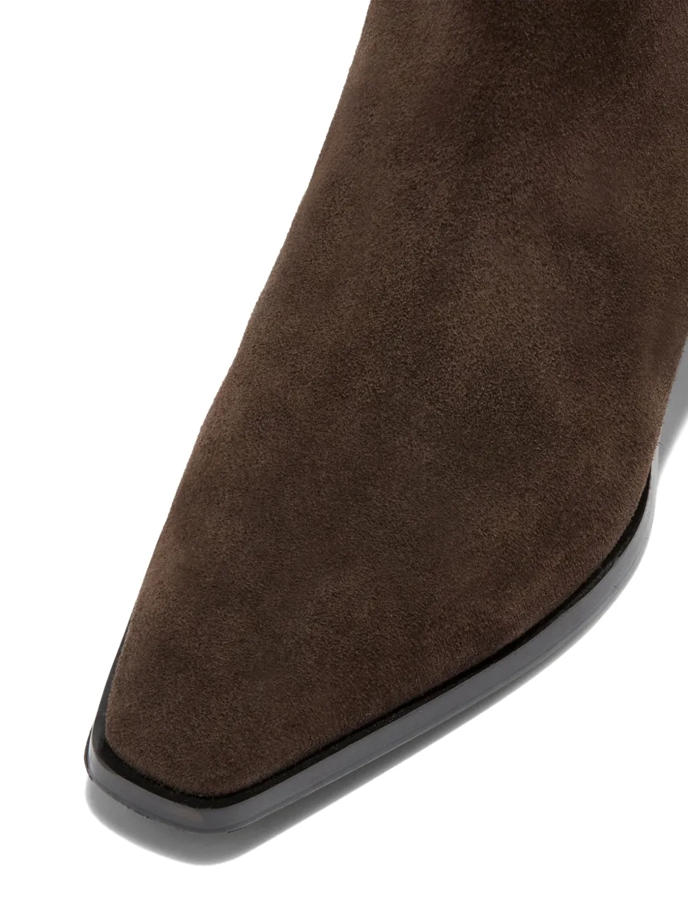 Aeyde suede knee-high boots Brown