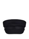 Weekend Max Mara logo-plaque beret - Black