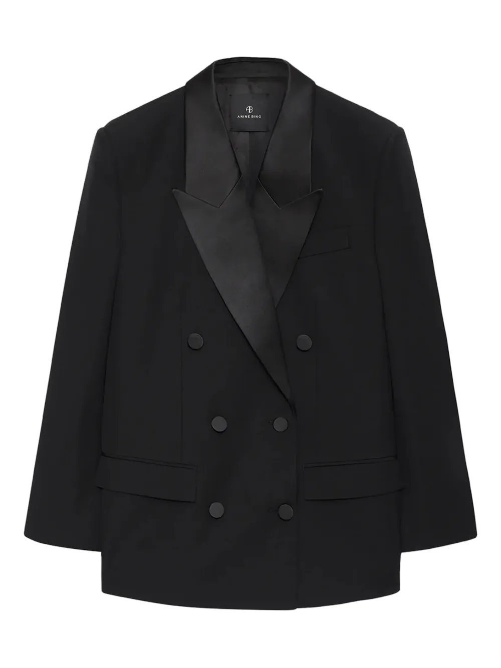 ANINE BING Blazer doppiopetto - Nero