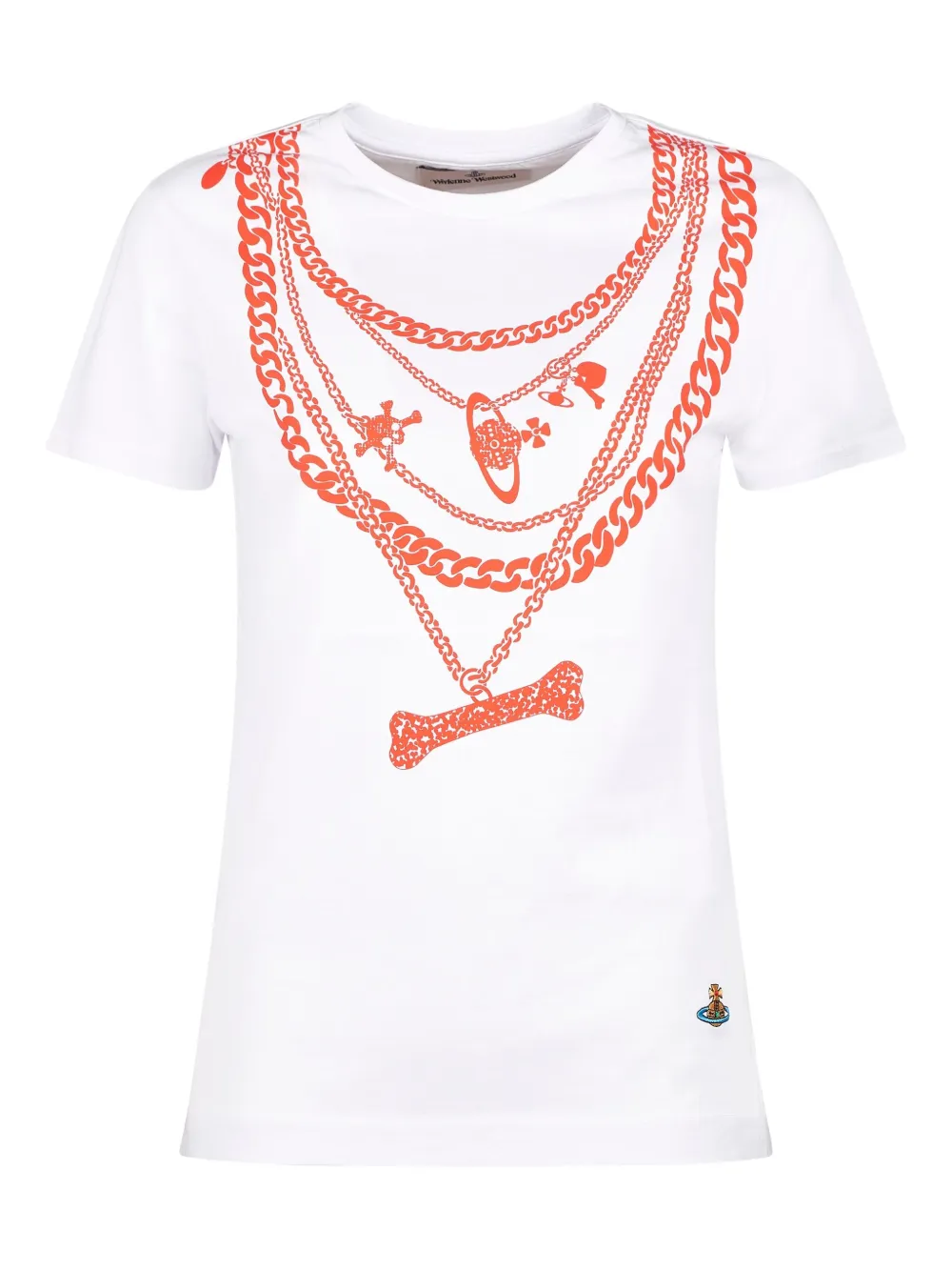 Vivienne Westwood Chain Peru T-shirt | White | Image 1