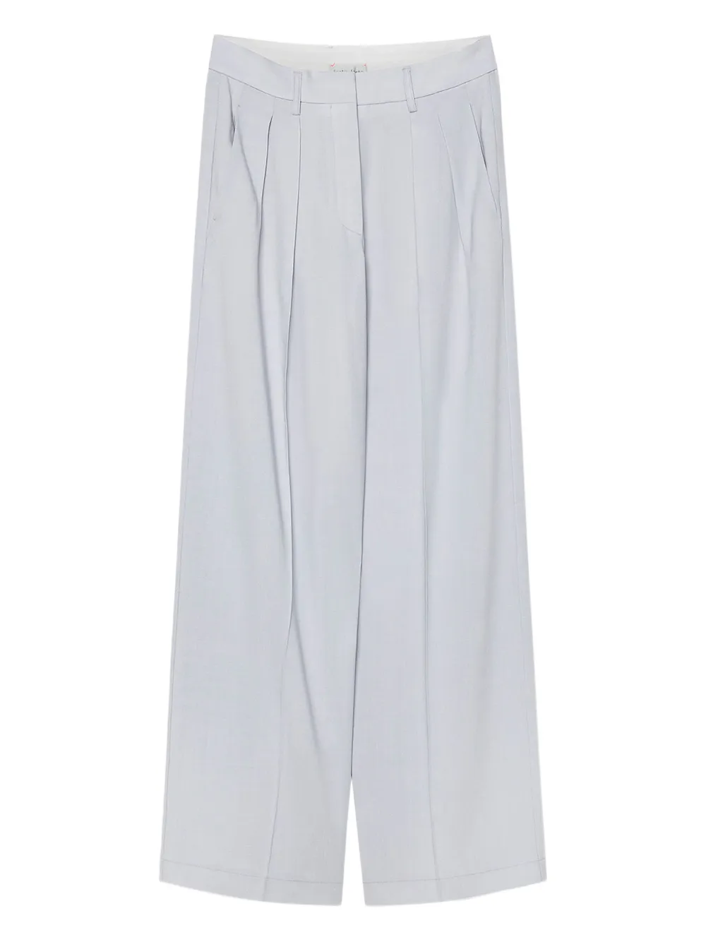Forte Forte pleated wide-leg trousers | Grey | Image 1