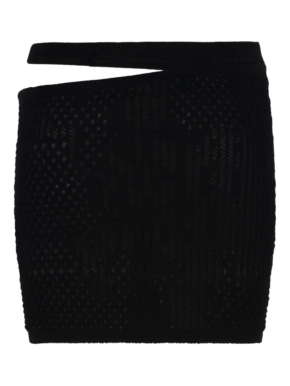 Roberta Einer cut-out knitted mini skirt | Black | Image 1