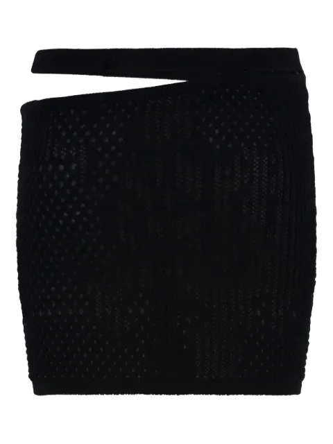 Roberta Einer cut-out knitted mini skirt