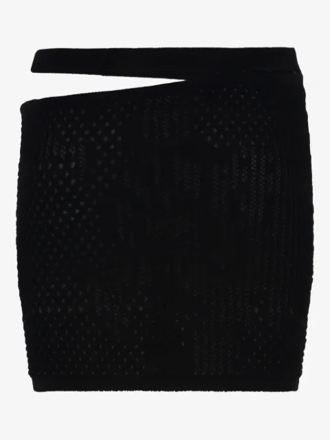 Roberta Einer cut-out knitted mini skirt