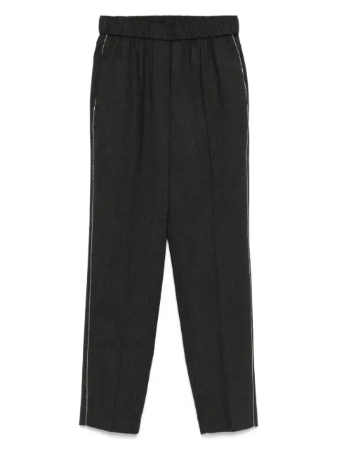 Peserico pantalones con pretina elástica