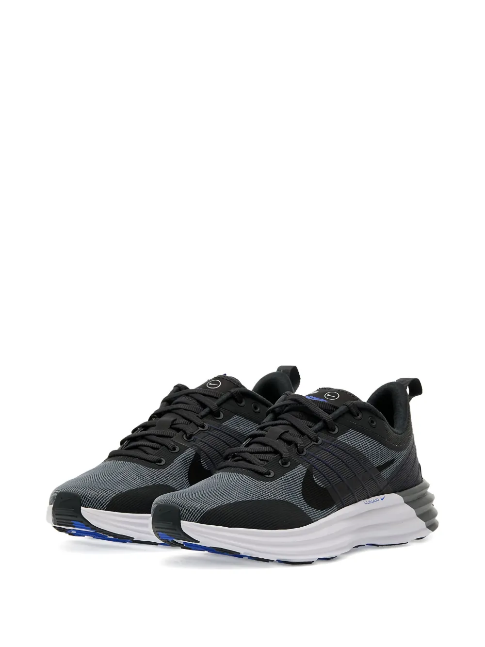 Nike Lunar Roam patterned sneakers Black