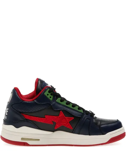 A BATHING APE® 30Th Anniversary Clutch Sta™ M1 leather hi-top sneakers