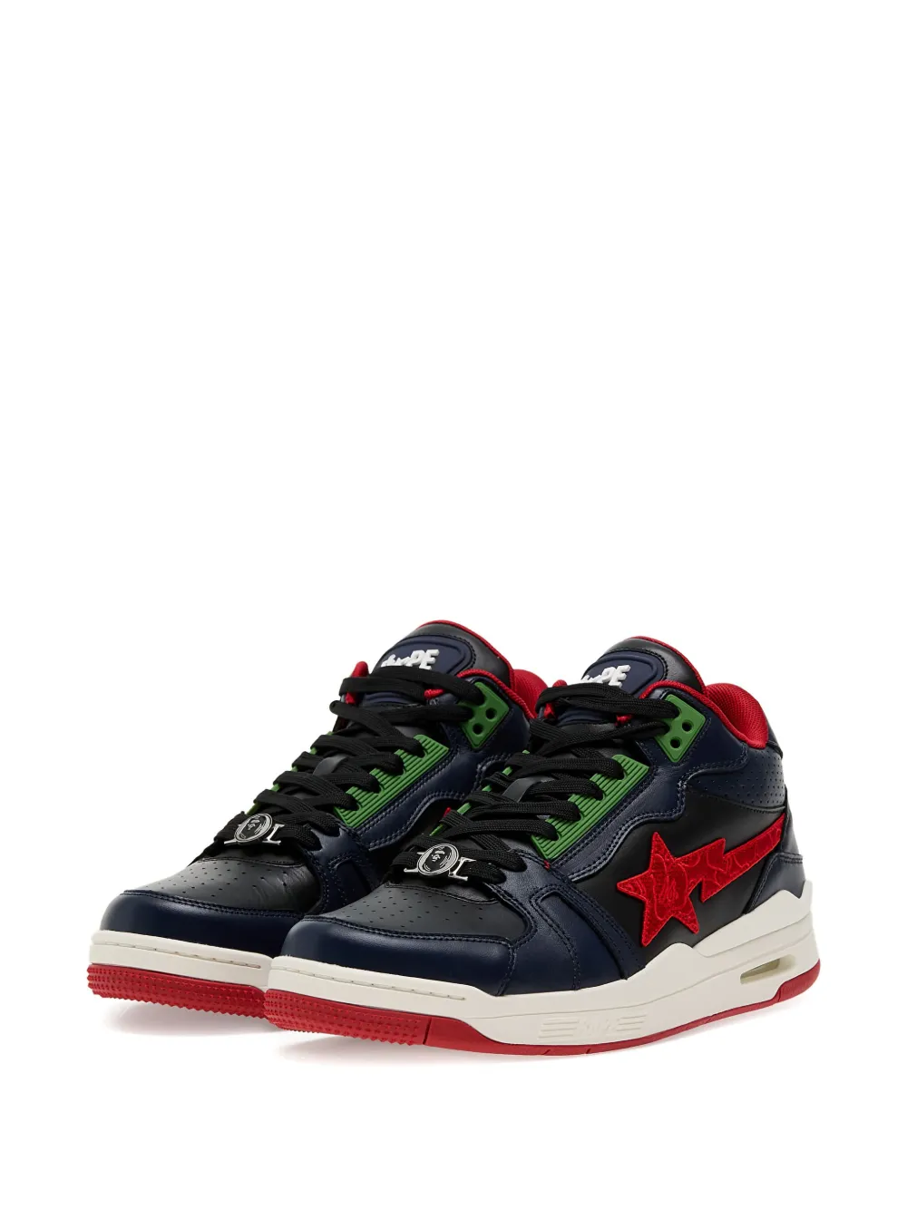 A BATHING APE® 30Th Anniversary Clutch Sta™ M1 leather hi-top sneakers | Hi-Tops | Image 2