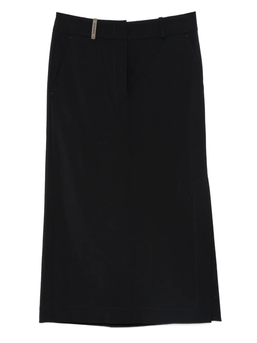 Peserico Midi-rok met riemlussen Blauw