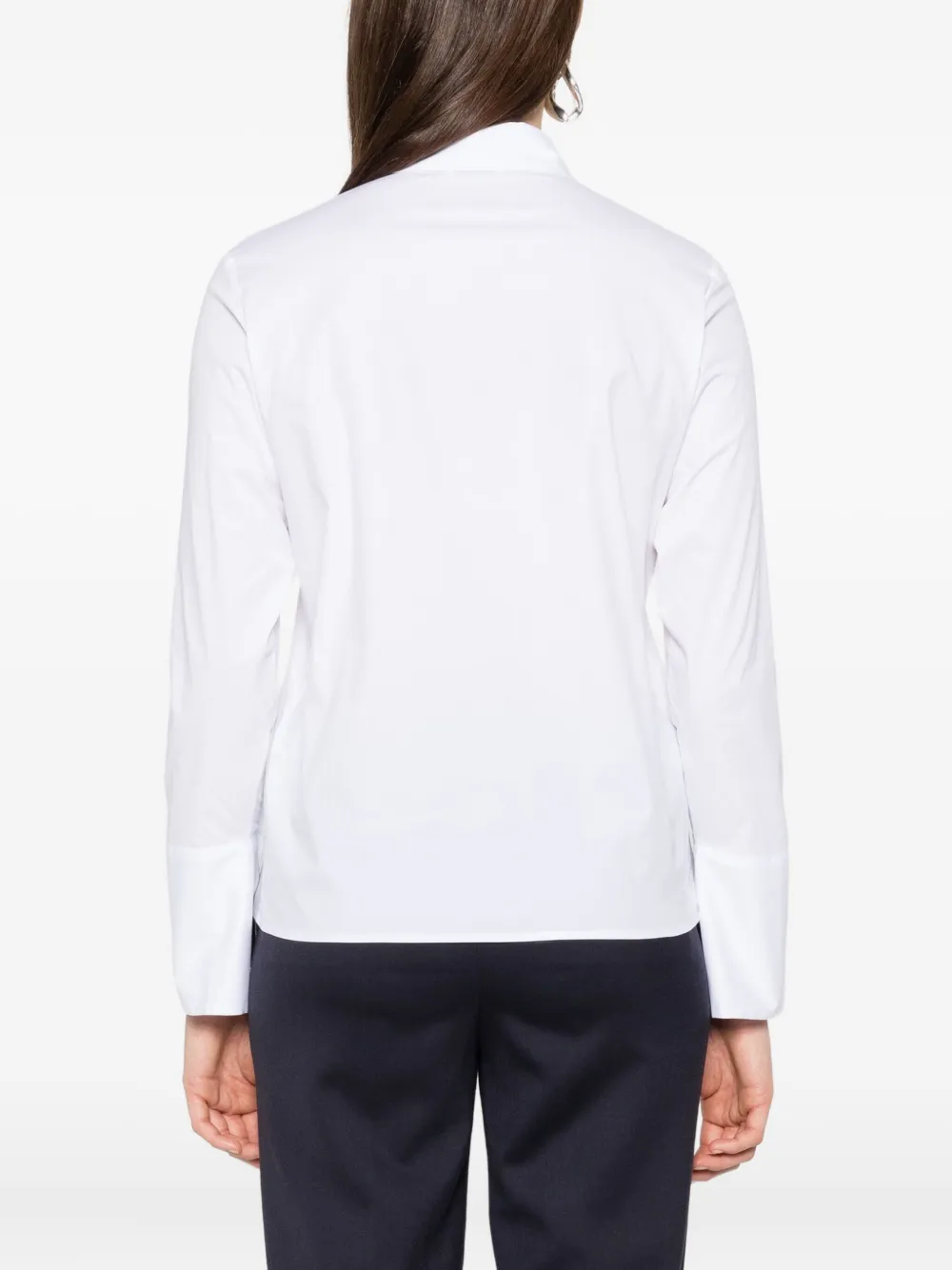 Peserico Shirt met manchetten met knopen Wit
