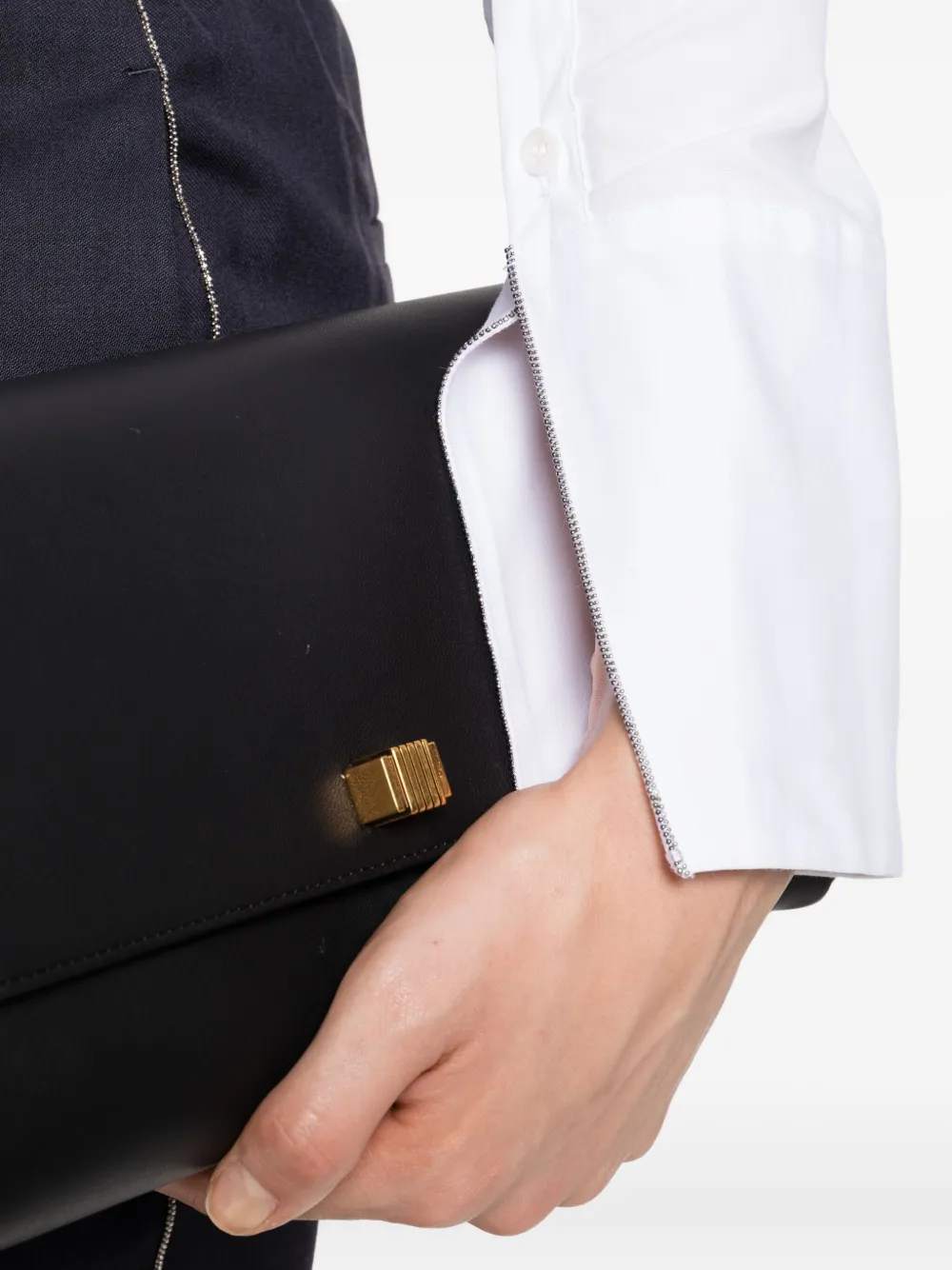 Peserico Shirt met manchetten met knopen Wit