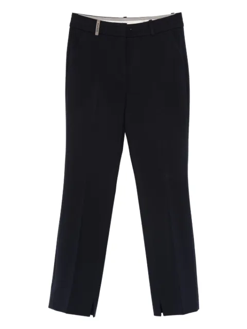 Peserico side-slit trousers