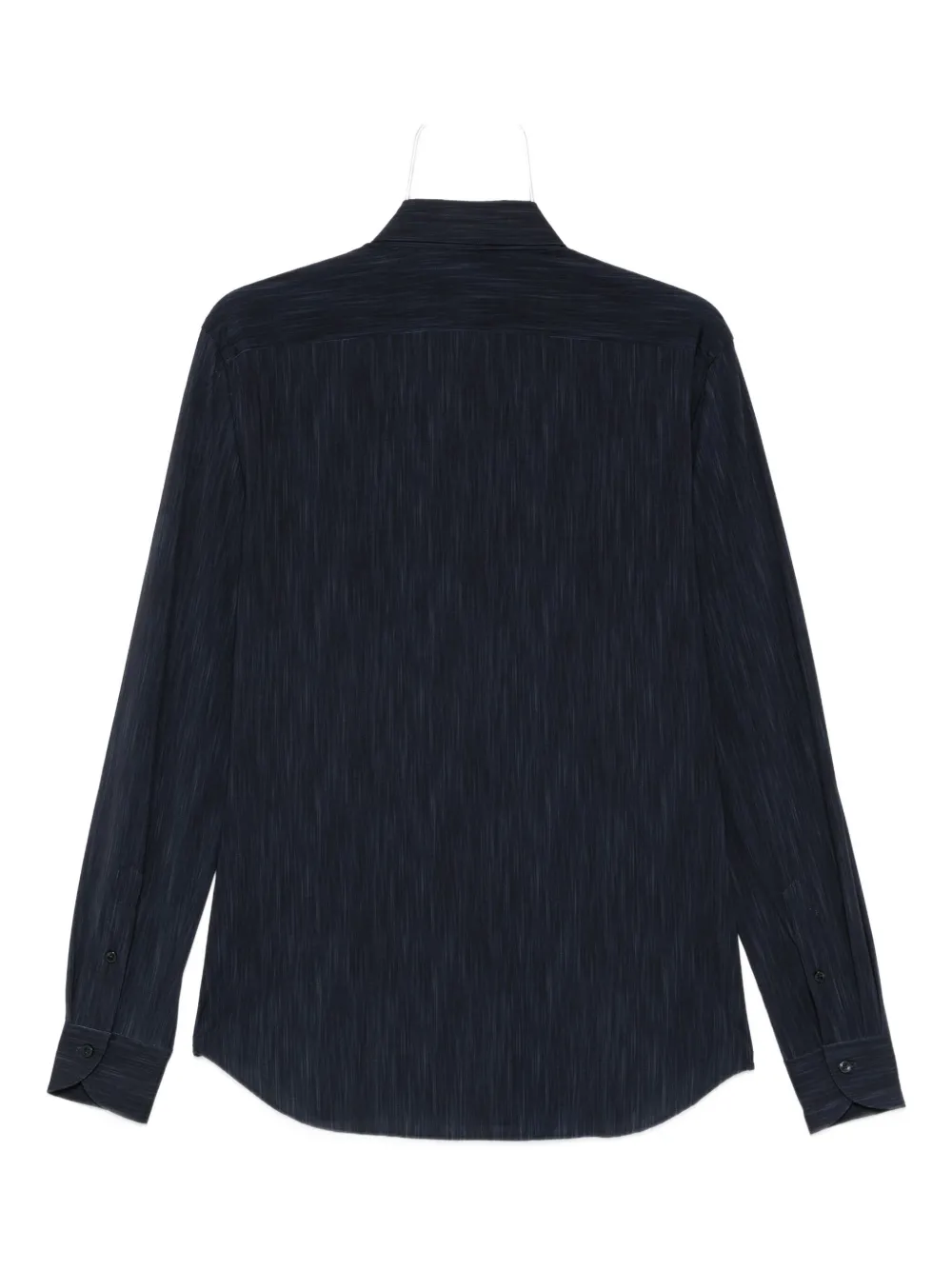 Xacus Overhemd met textuur Blauw