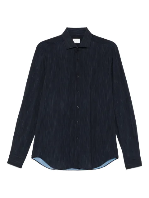 Xacus textured long-sleeved shirt