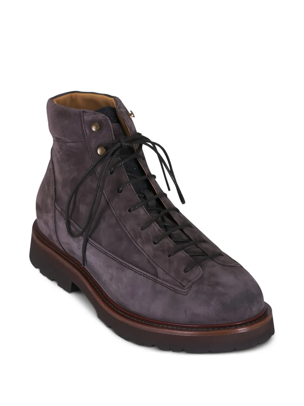 Brunello Cucinelli suede lace-up boots | Biker Boots | Image 2