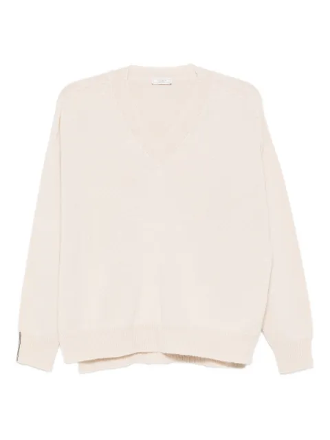 Peserico V-neck cashmere sweater 