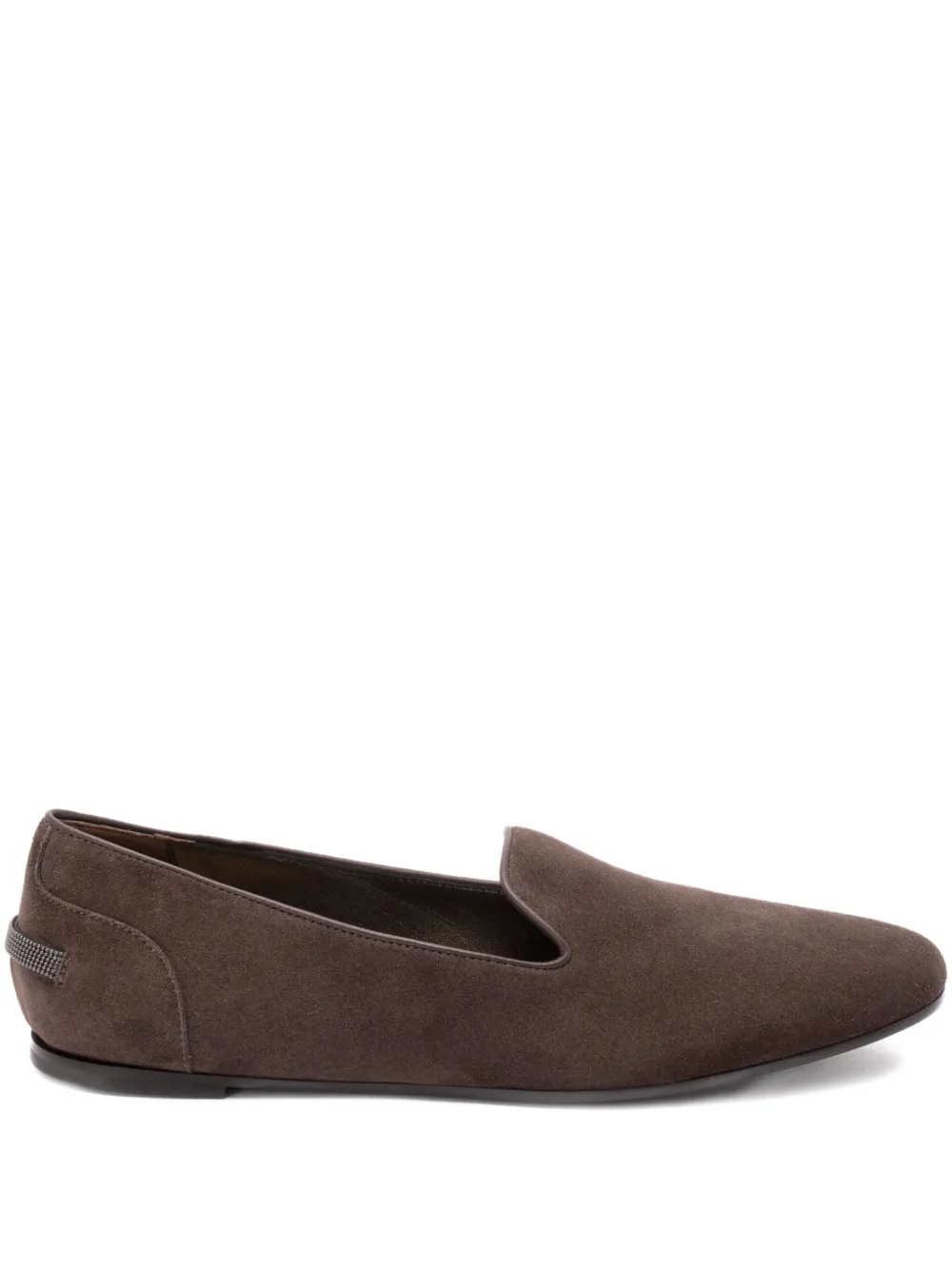 Brunello Cucinelli suede loafers Bruin
