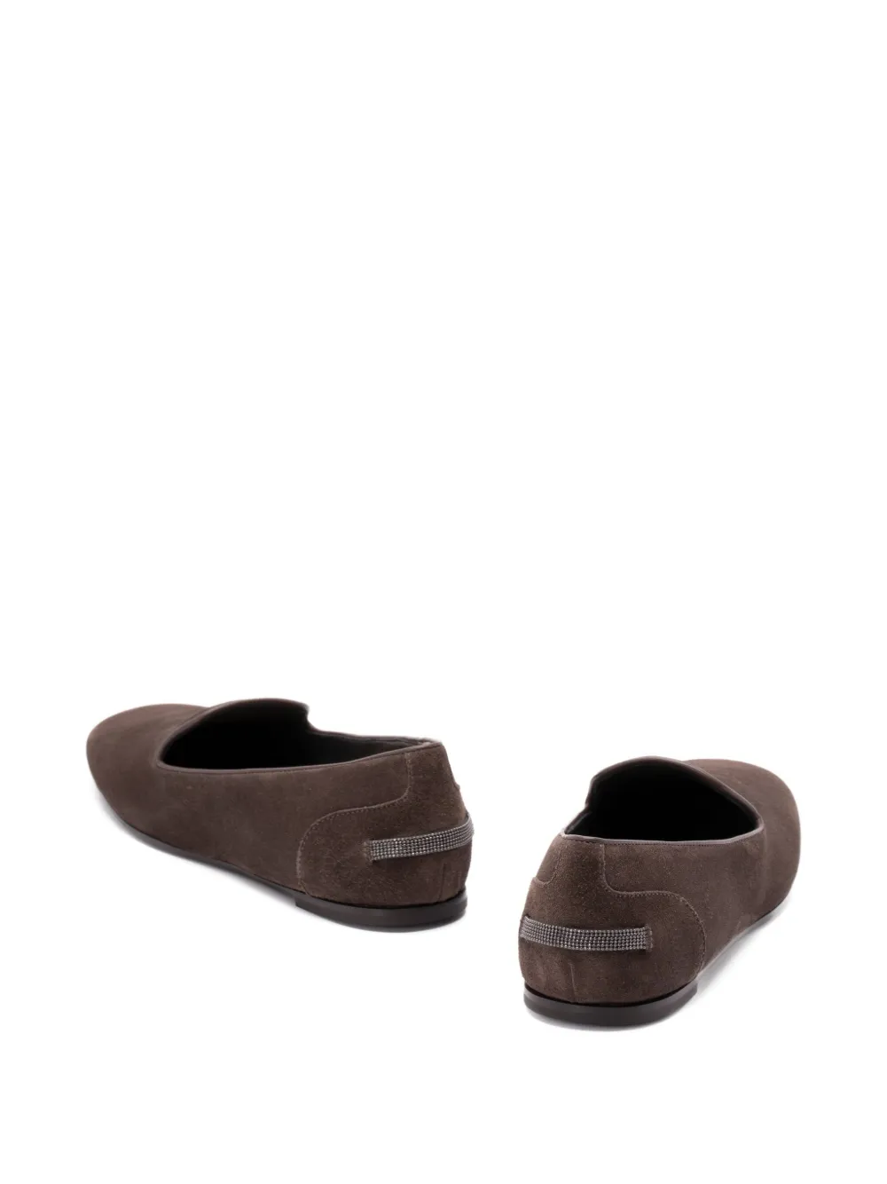 Brunello Cucinelli Suède loafers Bruin