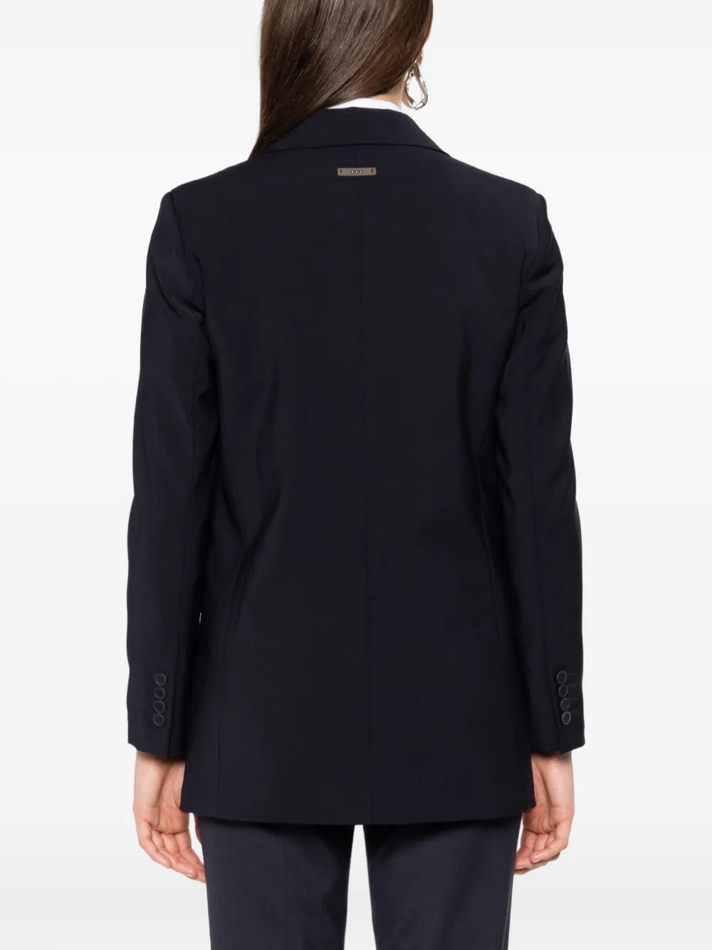 Peserico Blazer met dubbele rij knopen Blauw