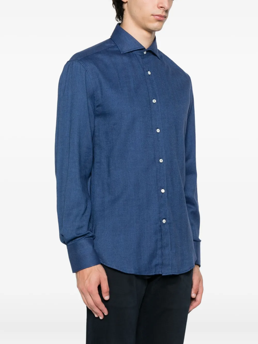 Brunello Cucinelli Button-down overhemd Blauw